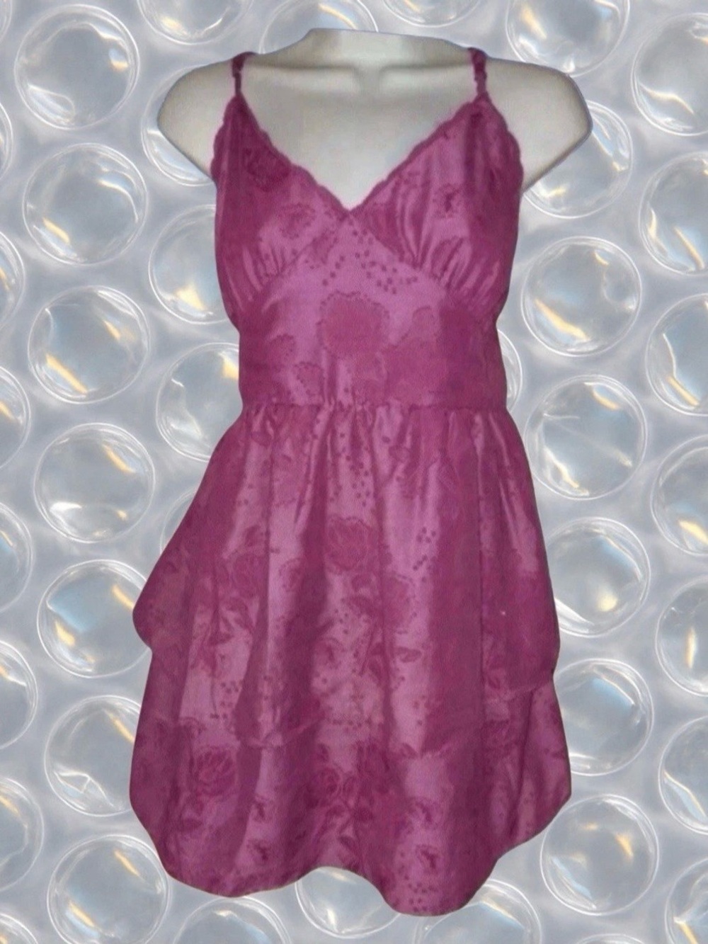 Wild Fable NWT Women's Sleeveless Tiered Fit & Flare Plum Purple Dress Size L